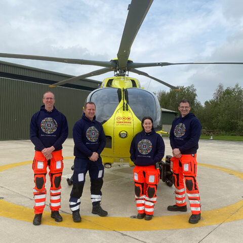 Yorkshire Air Ambulance + Luce & Bear Unisex Hoodie - Image 5