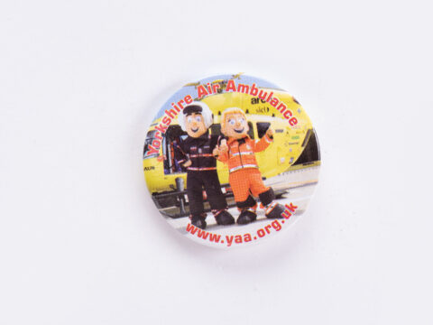 Polly and Percy Button Badge