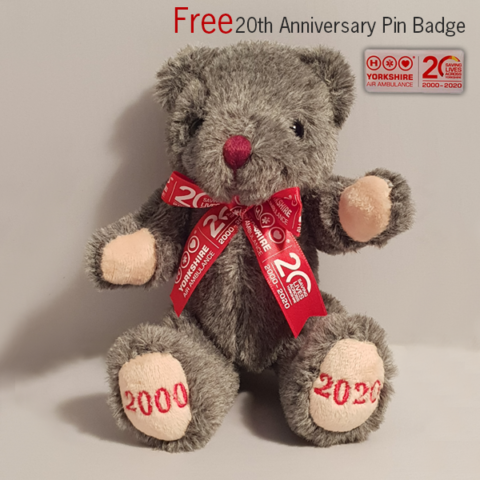 YAA 20th Anniversary Teddy with FREE YAA 20th Anniversary Pin Badge