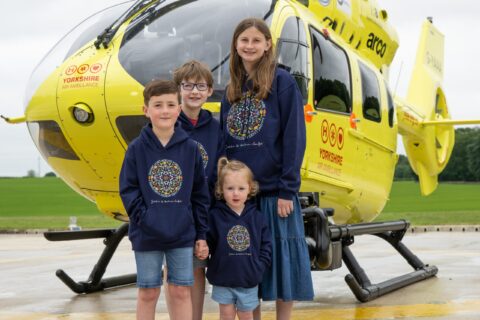 Yorkshire Air Ambulance + Luce & Bear Kids Hoodie - Image 3