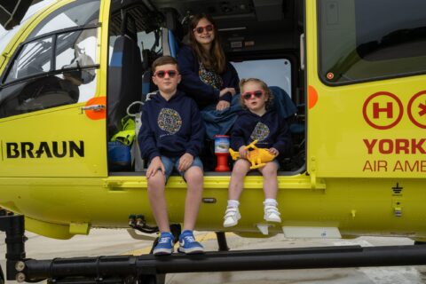 Yorkshire Air Ambulance + Luce & Bear Kids Hoodie - Image 4